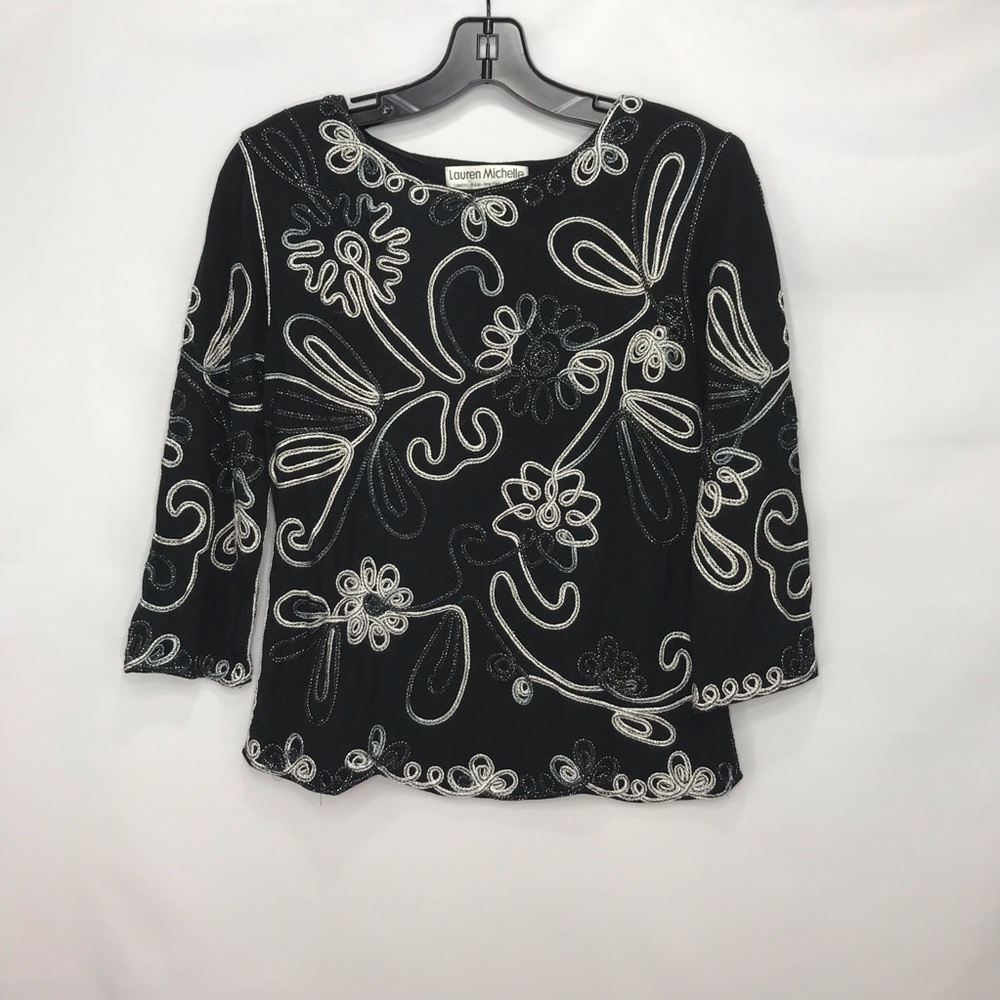 Lauren Michelle Black size small top